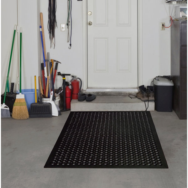 17 Stories Adderly Large Rubber Drainage Heavy Duty Doormat Wayfair.co.uk